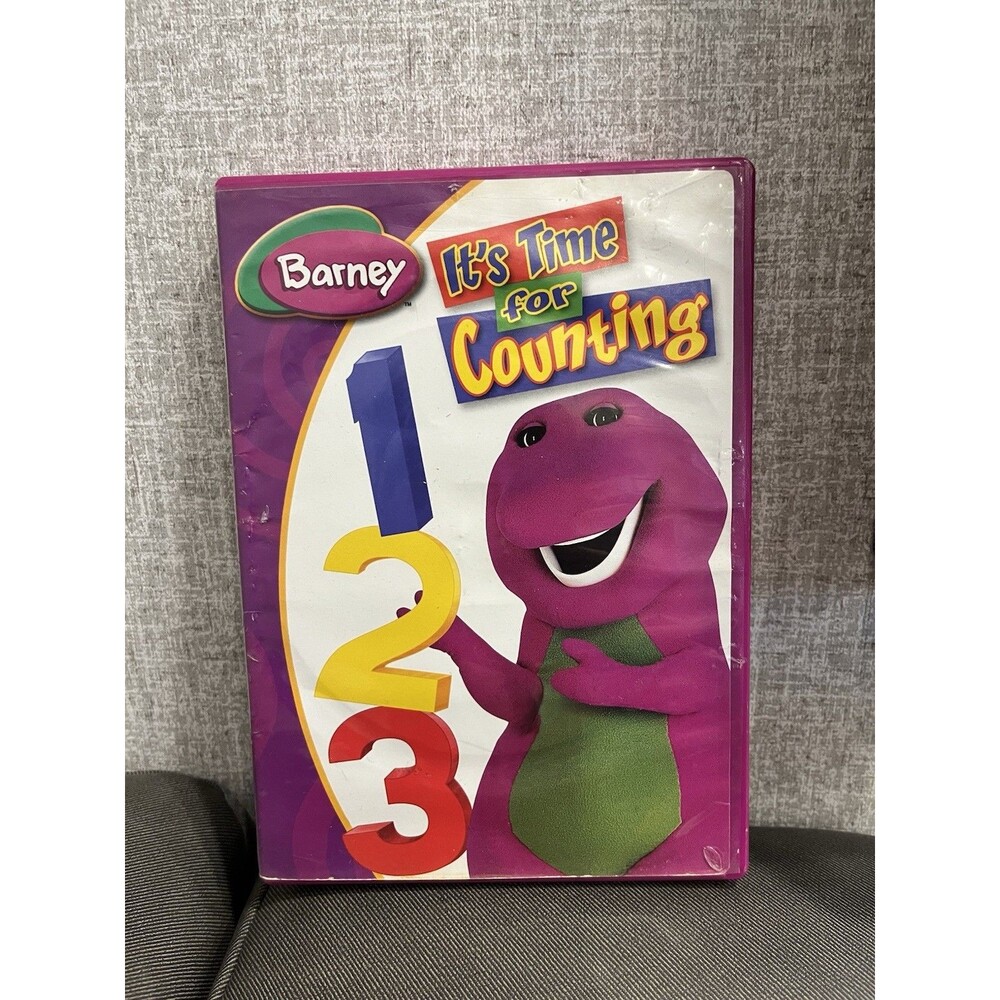 Barney It’s Time For Counting DVD Used 1998 Educational Kids Lyons Group